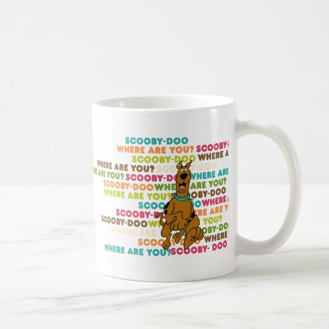Mug Scooby-Doo Coureur "Où Es-Tu ?" (Droite)
