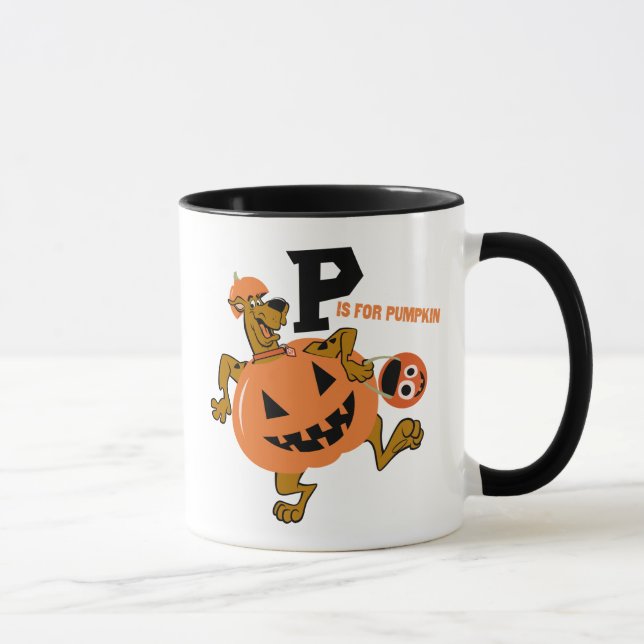 Mug Scooby-Doo | P est pour le Citrouille (Droite)
