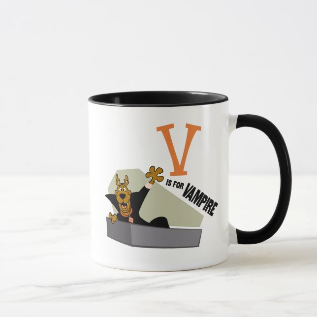 Mug Scooby-Doo | V est pour Vampire (Droite)