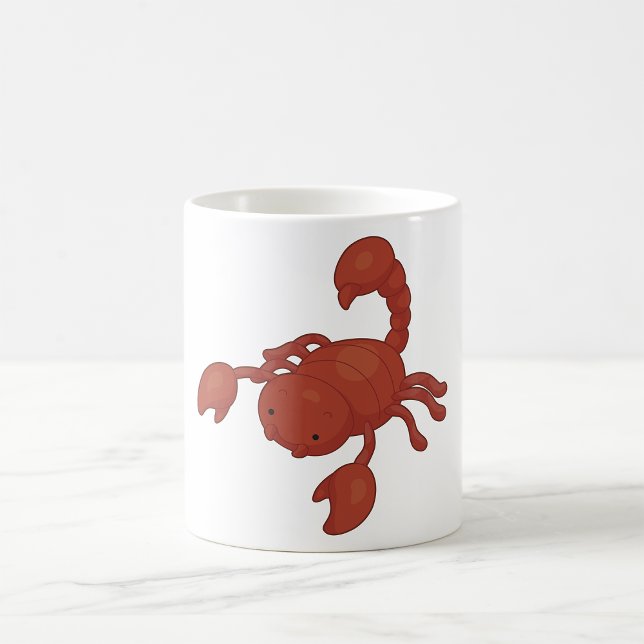 Mug Scorpion rouge Illustration (Créateur téléchargé)