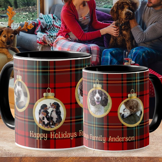 Mug Scots Delight Tartan PHOTO Noël Cadeau personnalis (Créateur téléchargé)
