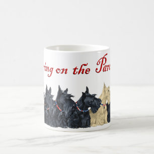 Mug Scotties Tout en Rangée