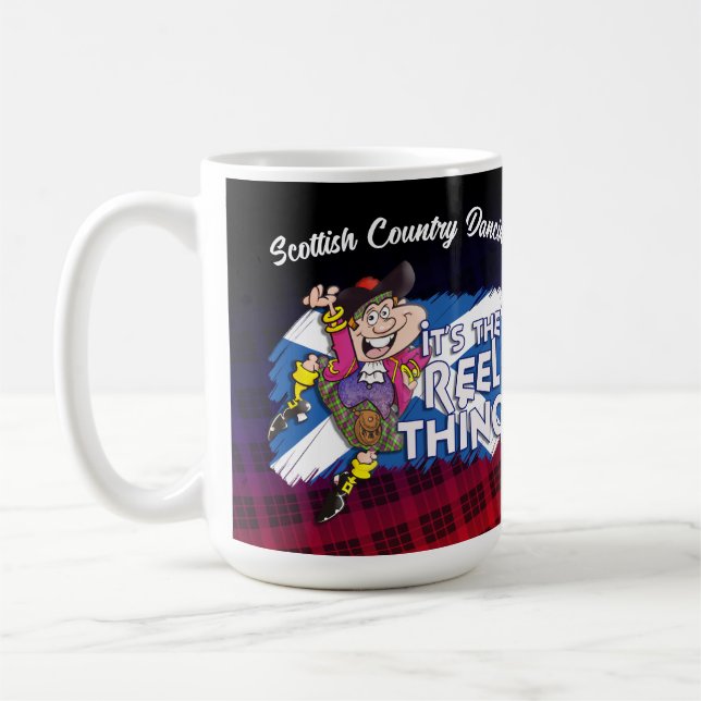 Mug Scottish Country Dancing - C'est le truc de bobine (Gauche)