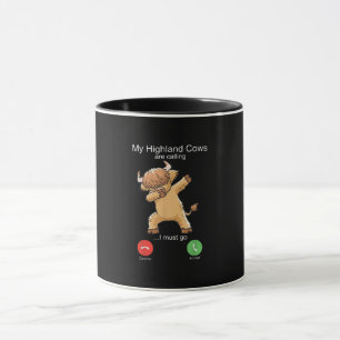 Mug Scottish Highland Cow is Calling