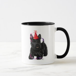 Mug Scottish Terrier et Casquette de fête