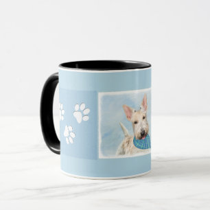 Mug Scottish Terrier Wheaten Dog Painting Art original