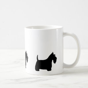 Mug Scottish Terriers Scottie Chien Silhouettes