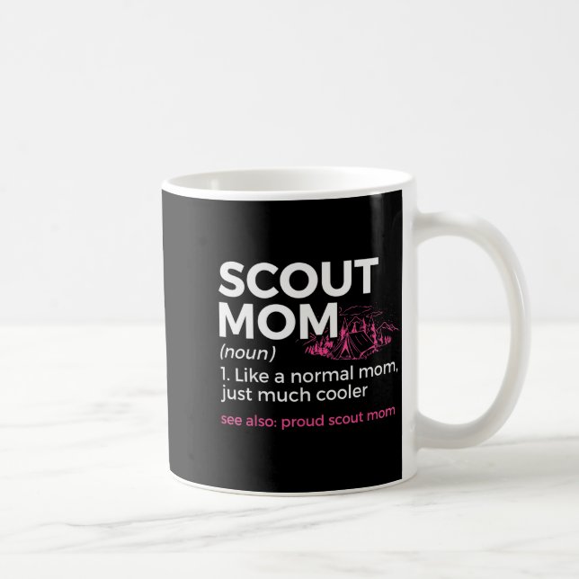 Mug Scouting Funny Scout Mom Definition Proud Scout Mo (Droite)