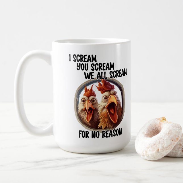 Mug Scream (Avec donut)
