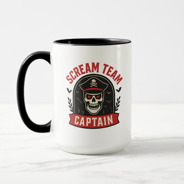 Mug Scream Team Captain | Halloween  (Gauche)