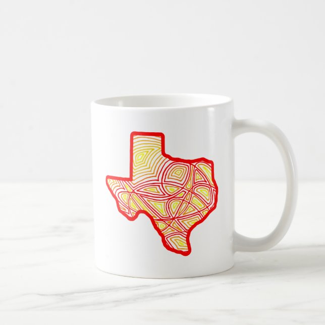 Mug Scribble Texas (Droite)