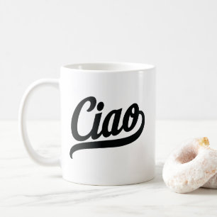 Mug Script Ciao (noir)