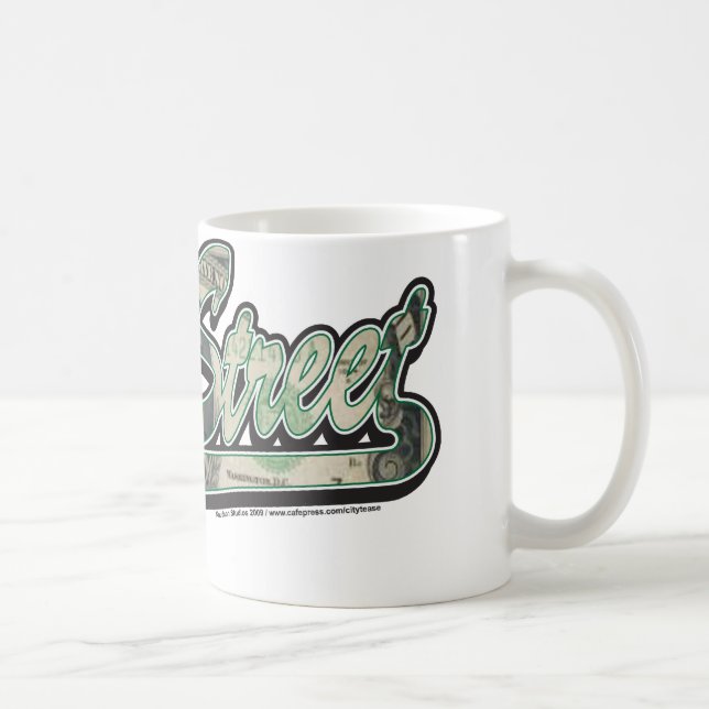 Mug Script de baseball de Wall Street, haute finance (Droite)