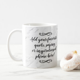 Mug Script de la phrase de devis Inspiration personnal