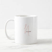 Script Minimaliste | Monogramme et Nom Personnalis