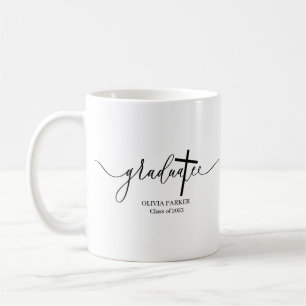 Mug Script moderne Cross Graduate Photo Graduate