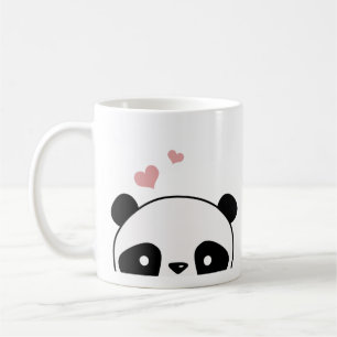 Mug Script Monogramme Panda Cute