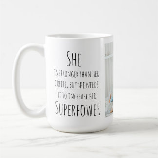 Mug Script noir | Citation amusante| Une photo