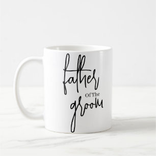 Mug Script Noir père du marié mariage Café