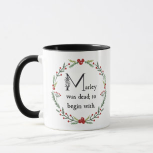 Mug Scrooge Jacob Marley Dickens Un Carol De Noël