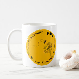 Mug SCS&C Sunflower's Sweet HoneyBee Mug, 11 oz