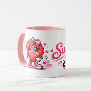 Mug Se Sentant Fruitée - Douce mais Sassy - Amis Foodi