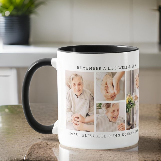 Mug Se souvenir d'une vie moderne simple 4 photo Colla (Créateur téléchargé)