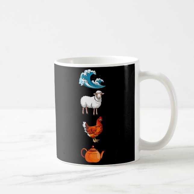 Mug Sea Ewe Hen Tea Funny Joke Saying Quote Men Women  (Droite)
