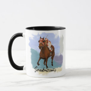 Mug « Seabiscuit » – Cheval Champion - Personnalisez V