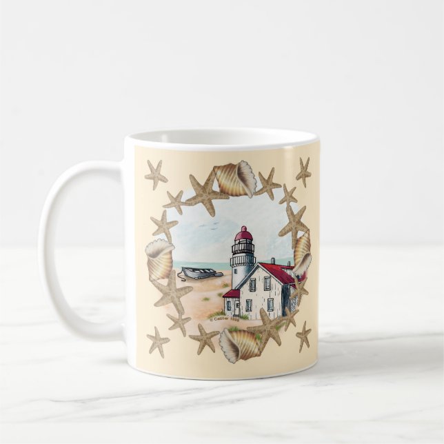 Mug Seashell Lighthouse (Gauche)