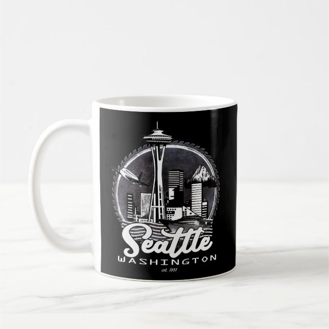 Mug Seattle Pacific Northwest Emerald City Space-Needl (Gauche)