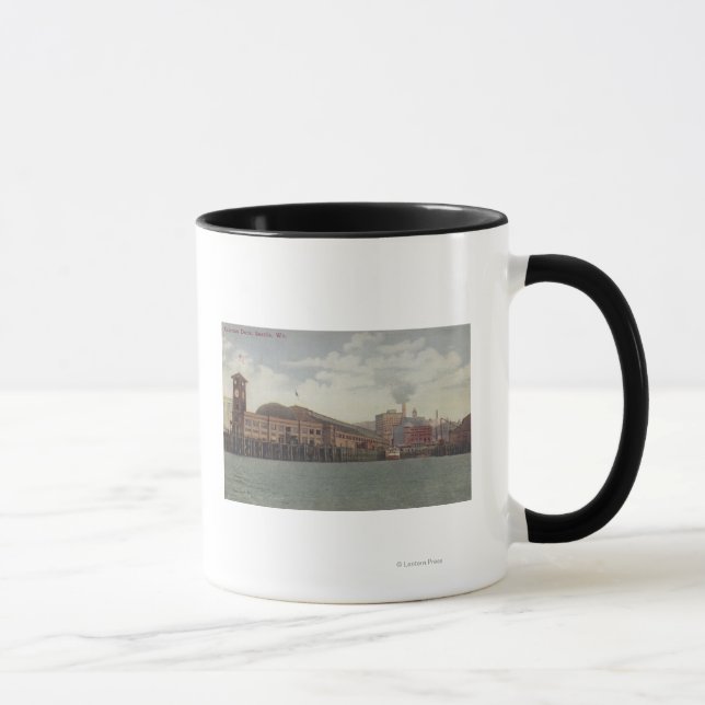 Mug Seattle, quai WAColeman sur le front de mer de Sea (Droite)