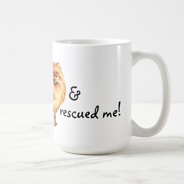 Mug Secourir Pomeranian (Droite)