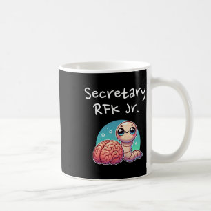 Mug Secrétaire amusant de ver cérébral Rfk Jr. 