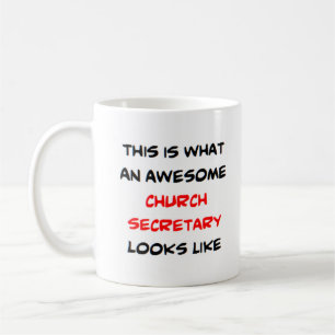 Mug secrétaire d'église, génial