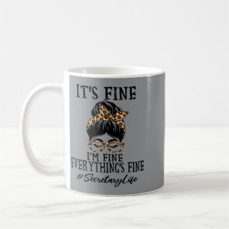 Mug Secrétaire Drôle _ça Part Et Tout Va Bien