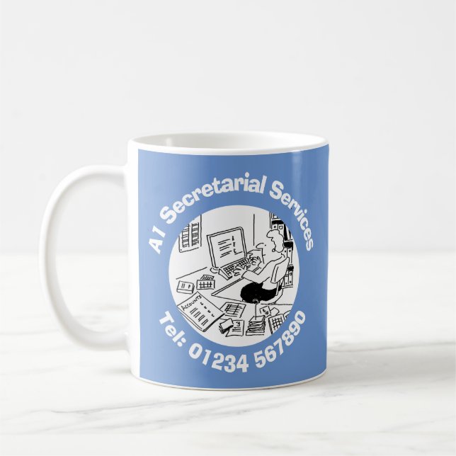Mug Secrétaire et services de secrétariat. (Gauche)