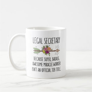 Mug Secrétaire juridique Assistant Parégal