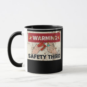 Mug Sécurité Tiers feux d'artifice amusant 4 juillet R