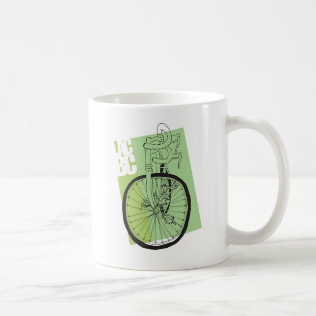 Mug Séduction par l'intermédiaire de vélo de route (Droite)