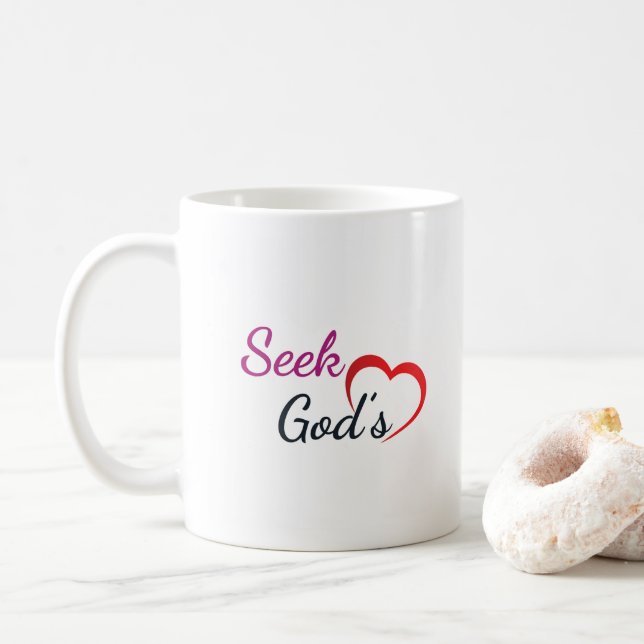 Mug Seek God's Heart  (Avec donut)