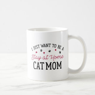 Mug Séjournez à la maison maman chat