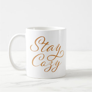 Mug Séjournez confortable   Élégante écriture manuscri