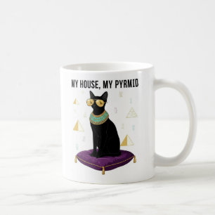 Mug Sekhment Chat Égyptien Déesse Bastet Pyramide