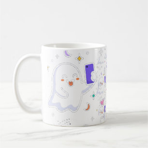 Mug Selfie fantôme drôle d'art de téléphone moderne Ha