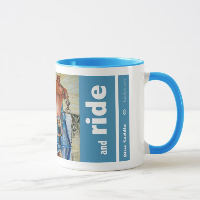 Mug "Sellez et montez " (Droite)