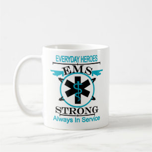 Mug Semaine de service médical de secours honorant le