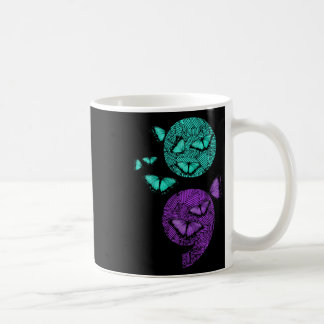 Mug Semicolon de sensibilisation au suicide en santé m