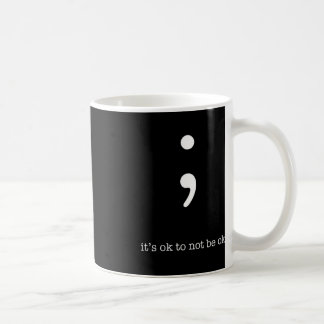 Mug Semicolon Santé Bien-Être Motivation Encouragement