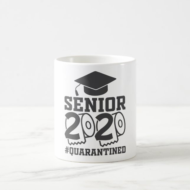 Mug Senior 2020 Quarantined Graduate Funny (Centre)